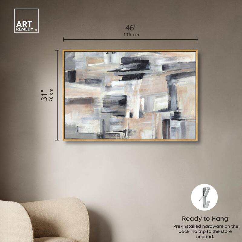 Neutral Nirvana Canvas by Art Remedy