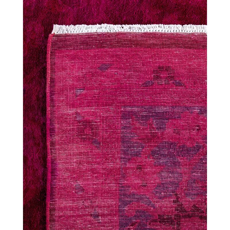 Contemporary Overdyed Wool Hand Knotted Area Rug - 9' 3" x 12' 3"