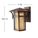 preview thumbnail 3 of 1, Hinkley Lighting 10.5" Height 1 Light Lantern Outdoor Wall Sconce in
