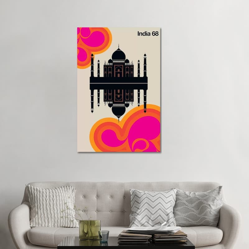iCanvas "India 68" by Bo Lundberg Canvas Print - 48x32x1.5