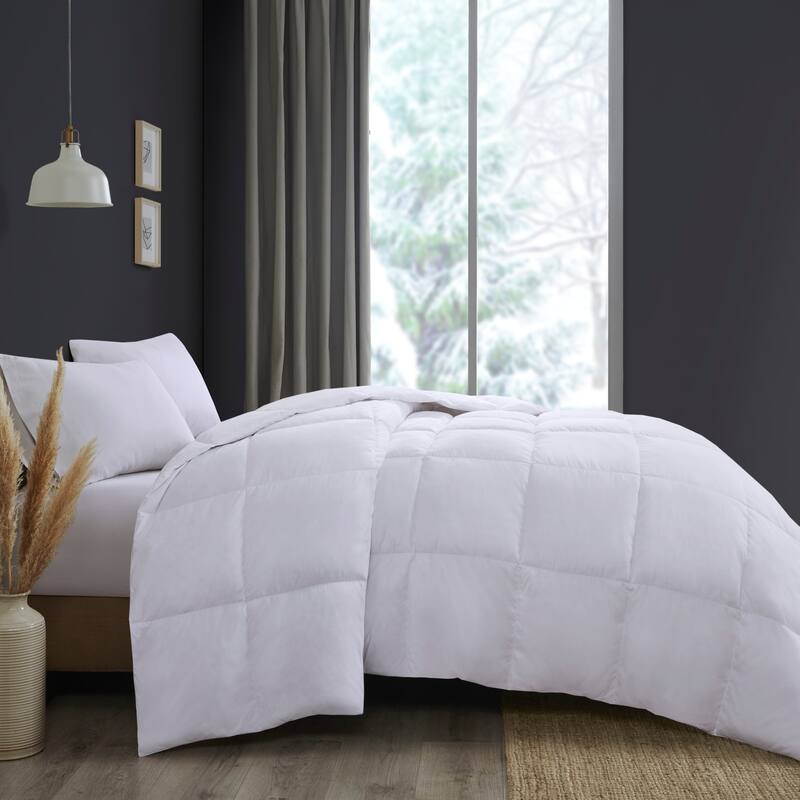 Madison Park Heavy Warmth Goose Feather and Down Oversize Comforter