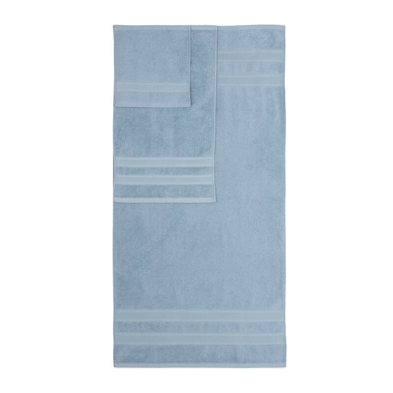 Martex Clean Essentials Solid Low Lint 6-Pack Towel Set