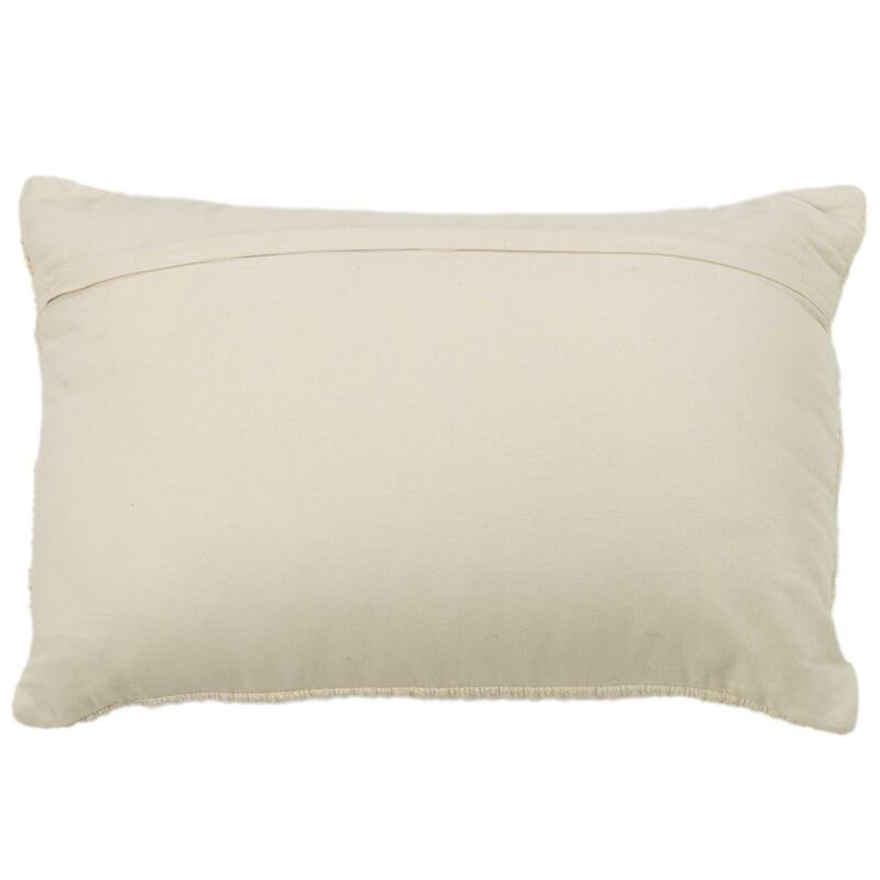 Rizzy Home Woven Dimensional Solid Throw Pillow