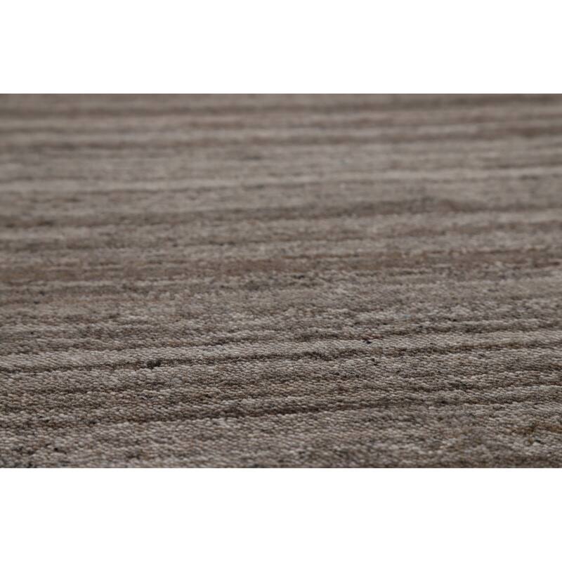 Hand Knotted Oriental 100% Wool Carpet Tribal Tribal Greys & Charcoal Gabbeh Area Rug - 10' 1'' X 8' 5''