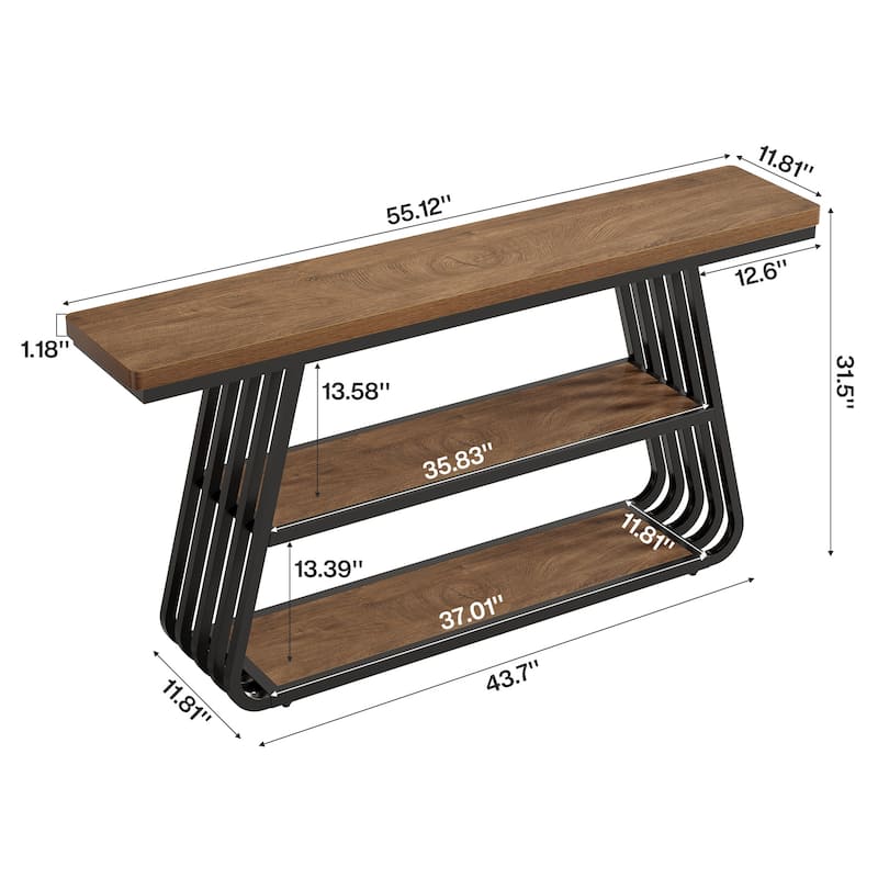 Industrial Console Table
