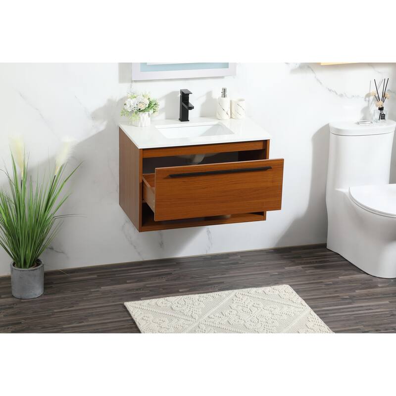 Brush 24 - 30 Inch Single Bathroom Vanity