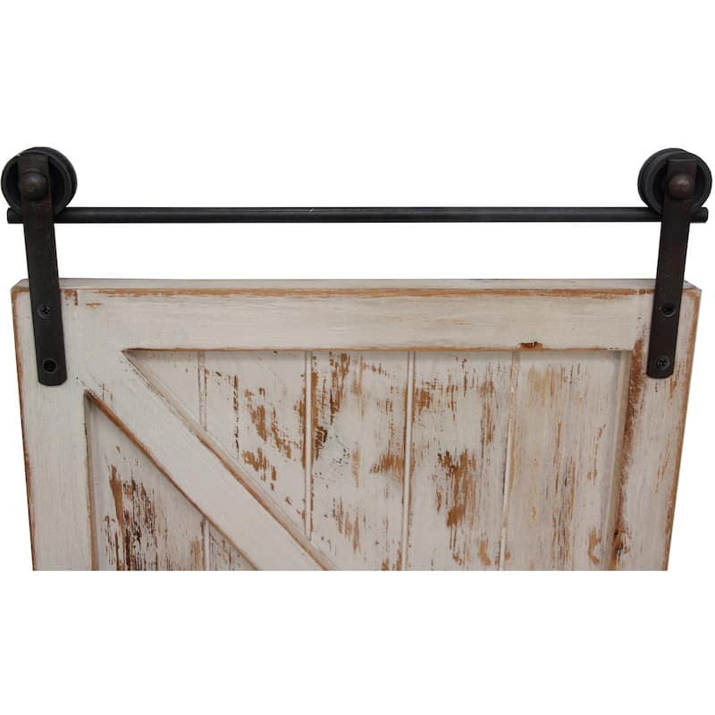 FirsTime & Co. 2-pc. Wooden Barn Door Wall Plaque Set