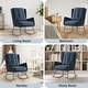 preview thumbnail 49 of 54, HOMYKA 25.2” Wide Rocking Chair with Button Accents for Nurseries