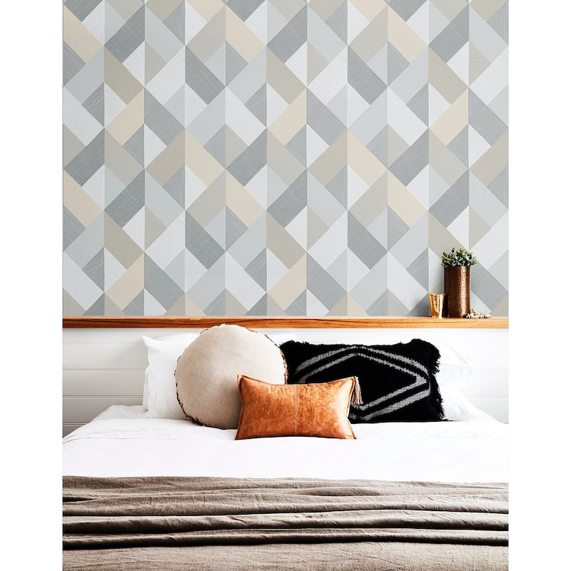 Stacy Garcia Home Marquetry Peel and Stick Wallpaper