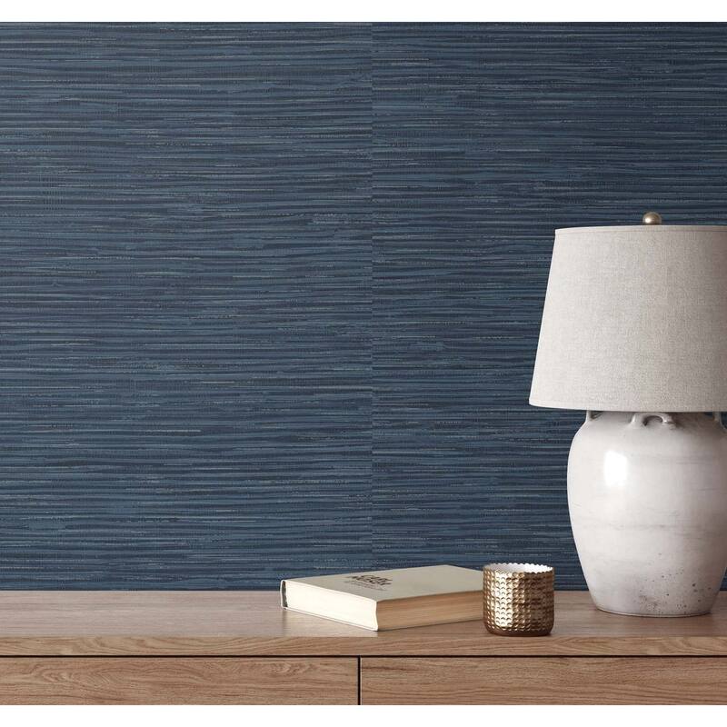 NextWall Cyrus Faux Grasscloth Peel and Stick Wallpaper