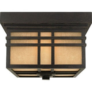 Hillcrest 2-Light Outdoor Flush Mount in Imperial Bronze