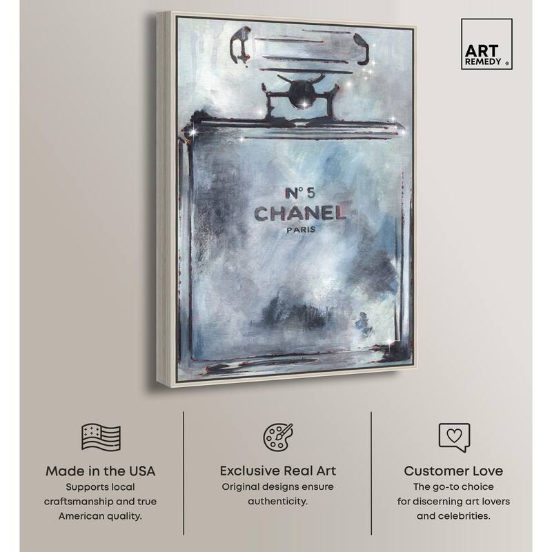 Doll Memories - Grey Perfume Canvas by Art Remedy
