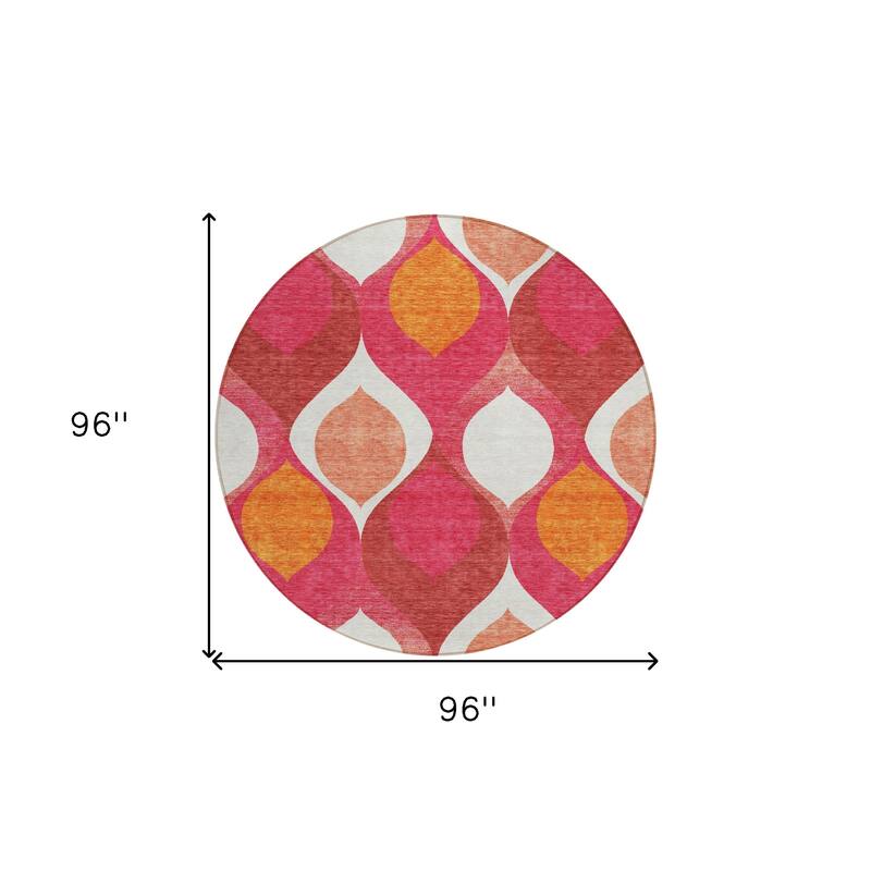 HomeRoots Ogee Transitional Rectangle Outdoor Rug