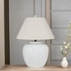 preview thumbnail 12 of 11, 26" Ceramic Table Lamp with Linen Shade