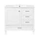 preview thumbnail 33 of 70, GDFStudio - Aurea 36" Bathroom Vanity with Ceramic Sink, Soft-Close Door & 3 Drawers