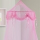 preview thumbnail 20 of 25, Buttons and Bows Kids' Collapsible Hoop Sheer Bed Canopy