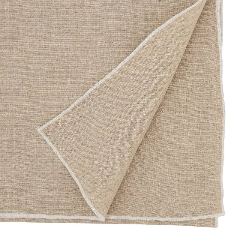 Stonewashed Stitched Edge Table Runner