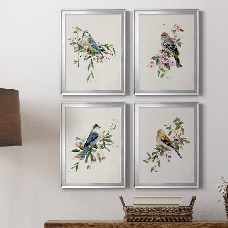 Spring Song Blue Bird Premium Framed Canvas - Ready to Hang - Multi-Color
