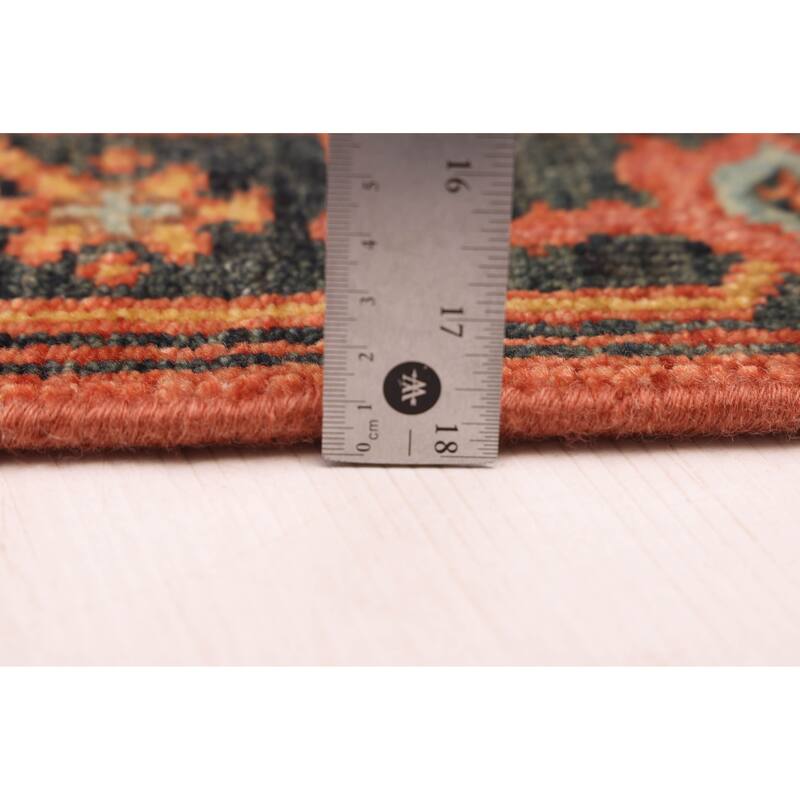 ECARPETGALLERY Hand-knotted Jules Sultane Dark Copper Wool Rug - 3'1 x 12'2