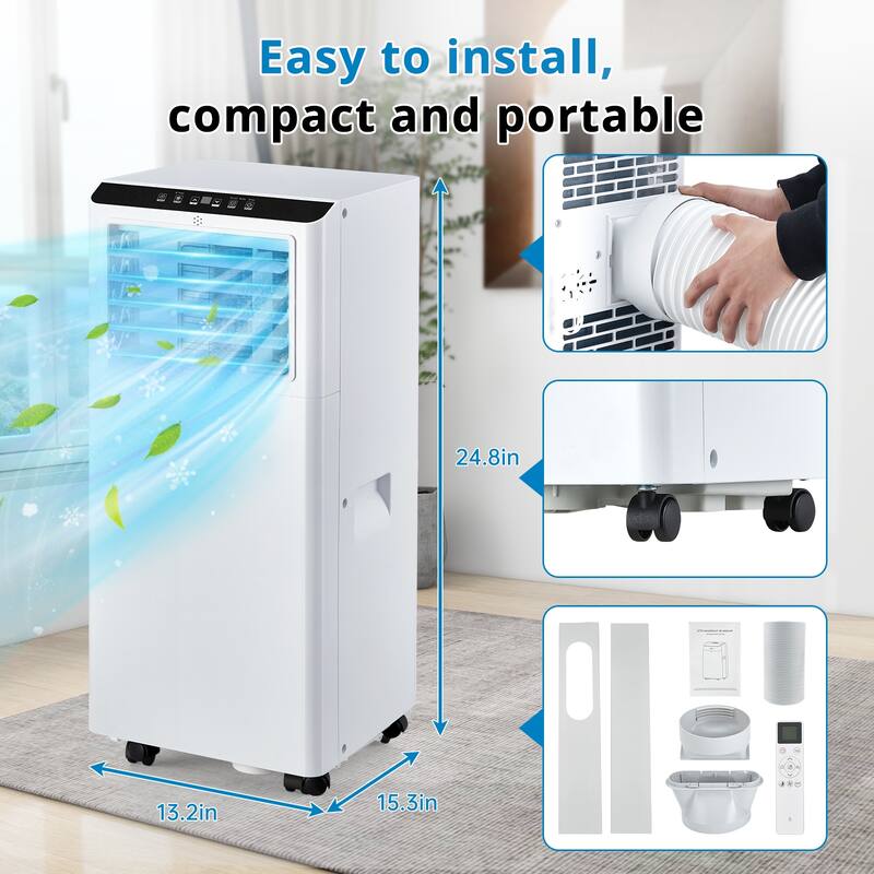 Portable Air Conditioner , 3-IN-1 Quiet Portable AC Unit with Remote Control