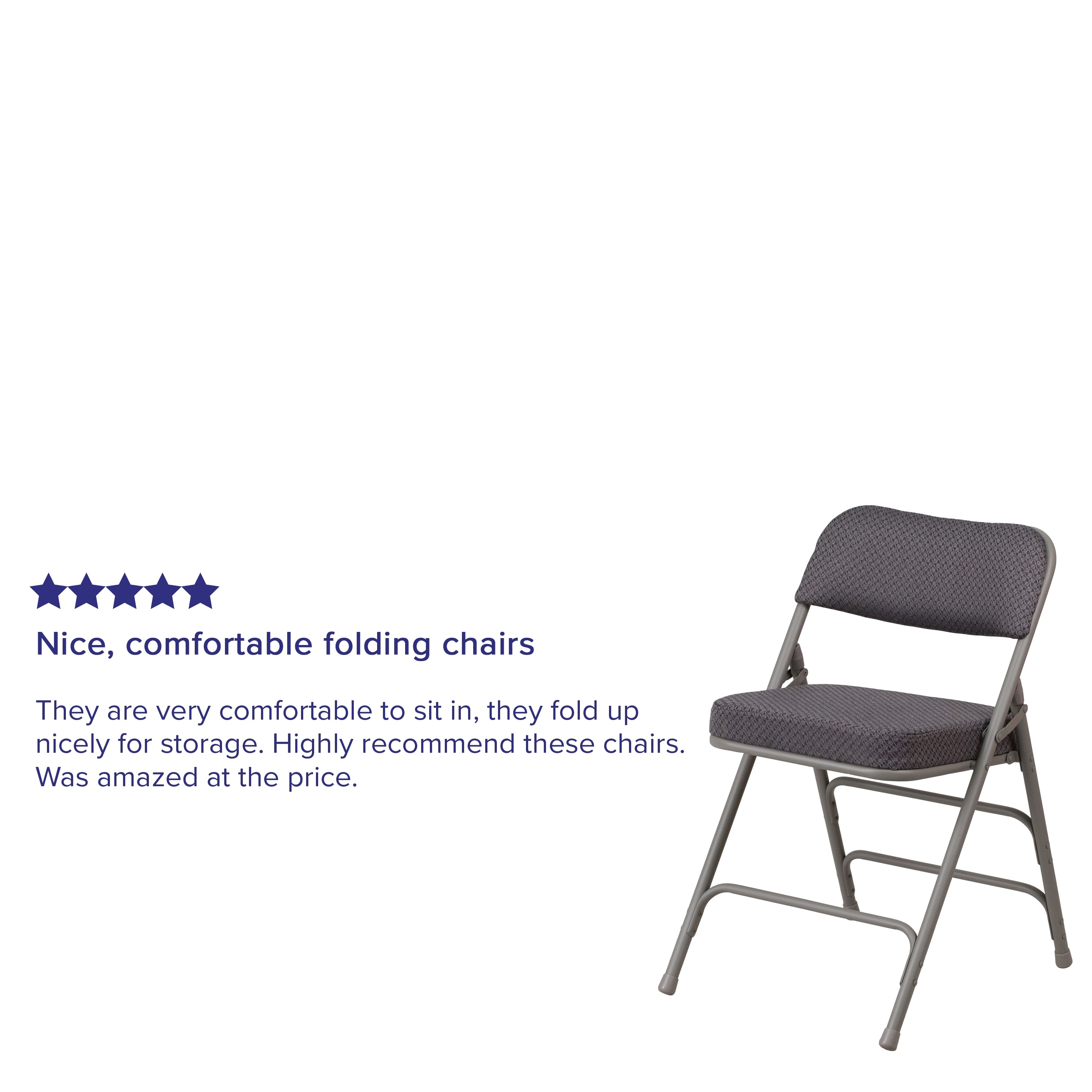 Fabric padded store folding chairs costco