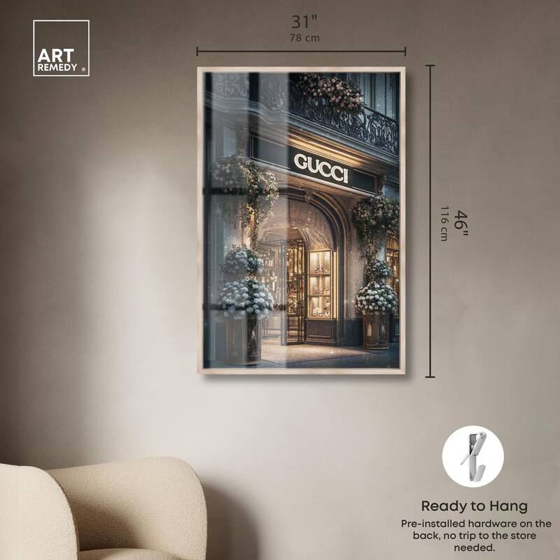Illuminated Luxury Store Shadowbox by Art Remedy