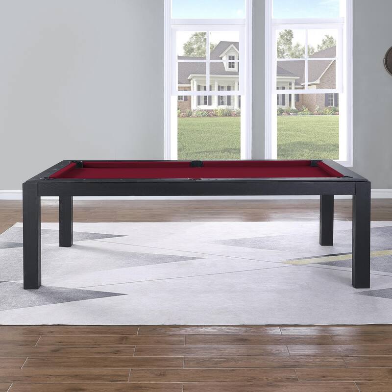 Ashmont Slate Pool Table with Dining Top - Green