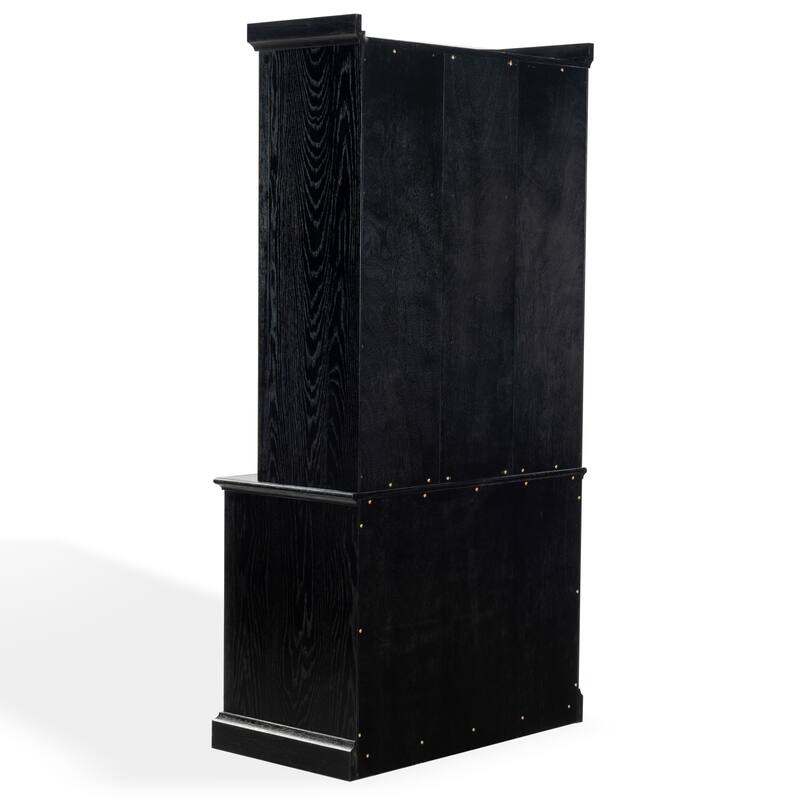 SAFAVIEH Couture Haylina 4-Shelf Wood Bookcase - 40"W x 21"D x 79"H