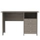 preview thumbnail 2 of 4, Compact Computer Desk with Storage Drawers and Shelf, Ideal for Home Offices