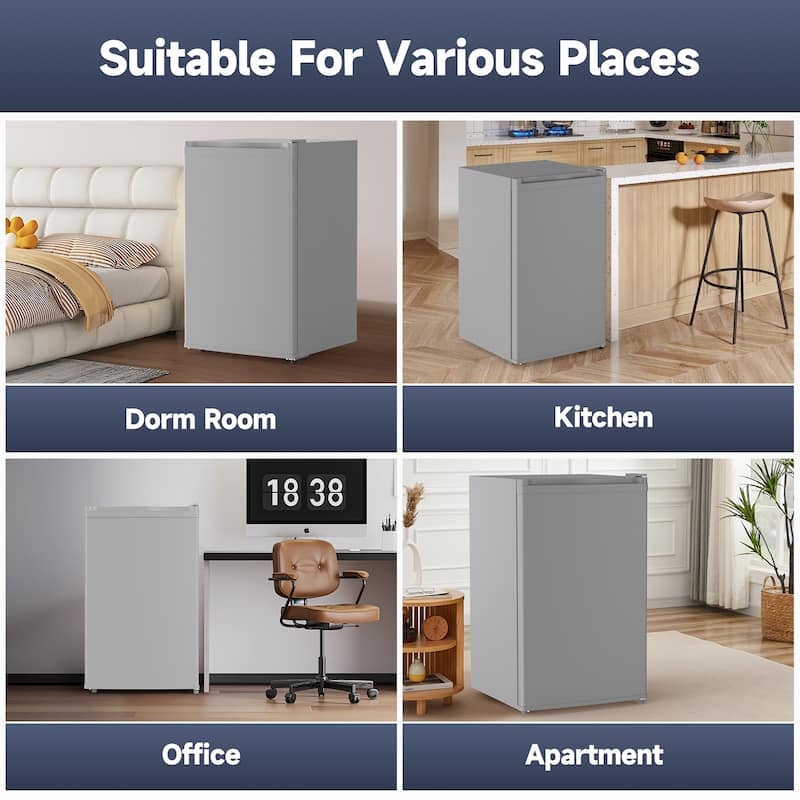 4.3 Cu.Ft Mini Fridge with Freezer