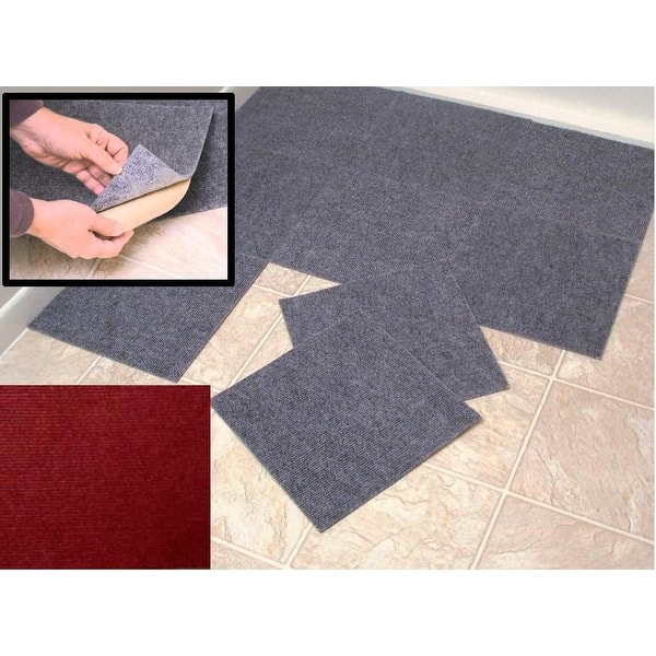 Shop Berber Carpet Tiles Set Of 10 Blue By Jumbl On Sale