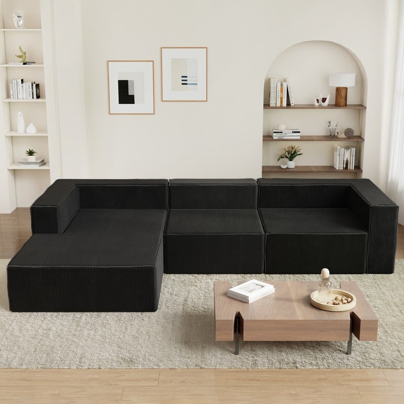 Module Corduroy Luxury Compression Sofas