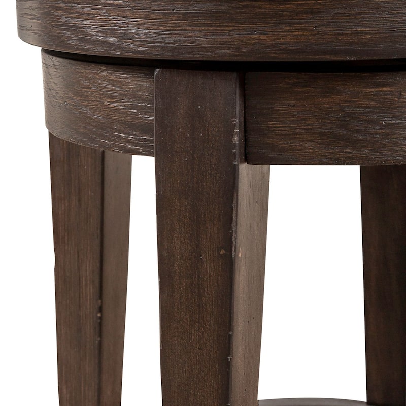 Mill Creek Peppercorn Console Swivel Stool - Width 16" x Depth 16" x Height 25"