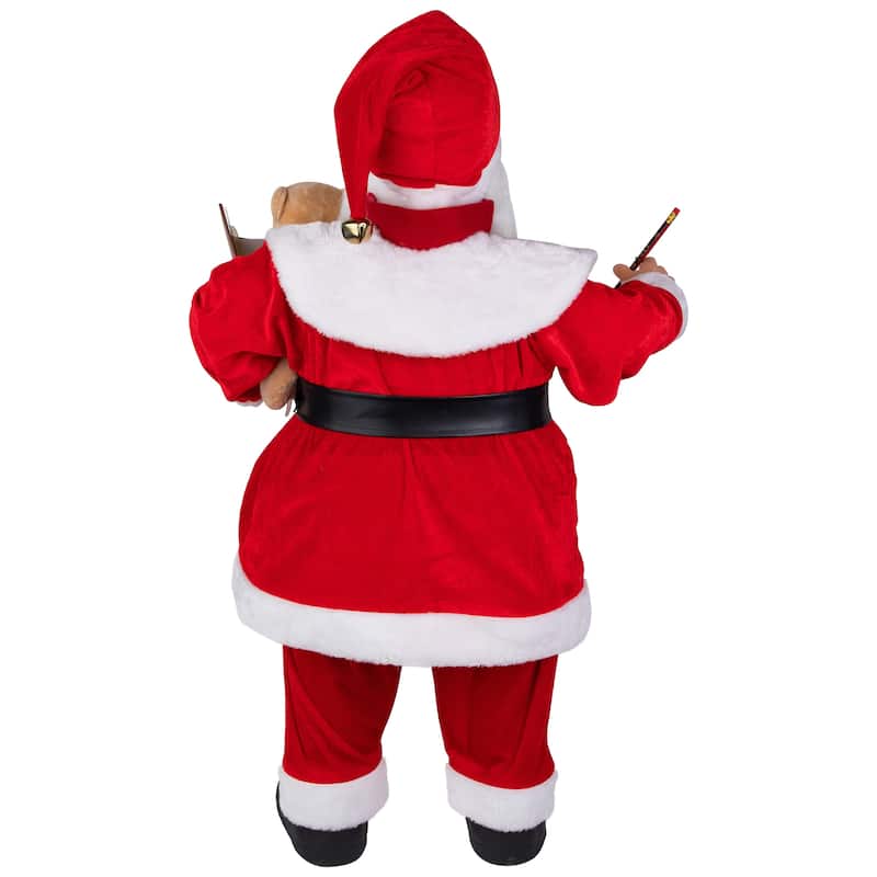 Lighted and Animated Musical Santa Claus Christmas Decoration - 32"