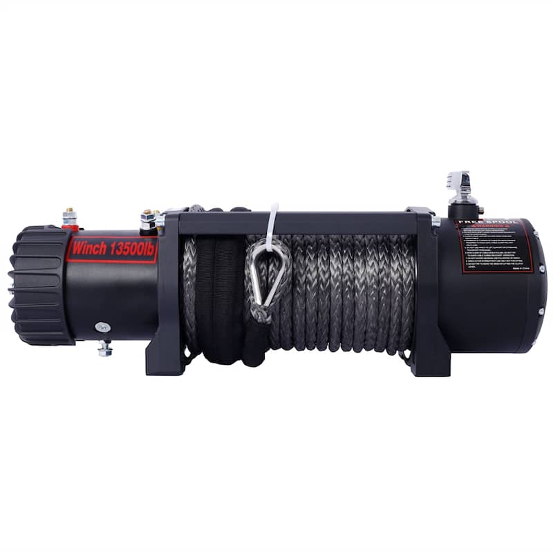 13500 lb Electric Winch with Wireless Remote and 12V DC Power