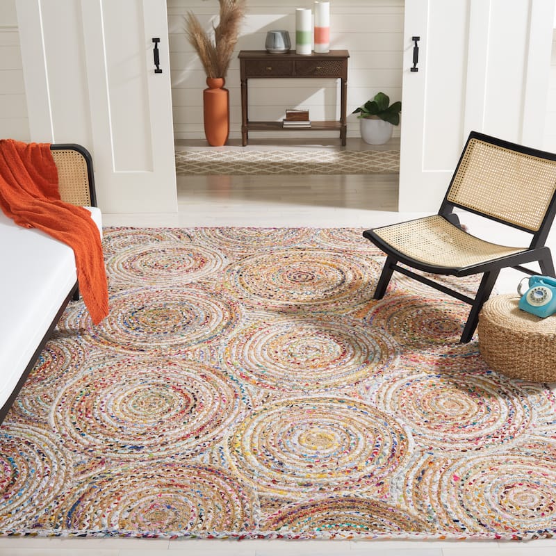 SAFAVIEH Handmade Cape Cod Mariam Coastal Jute Rug