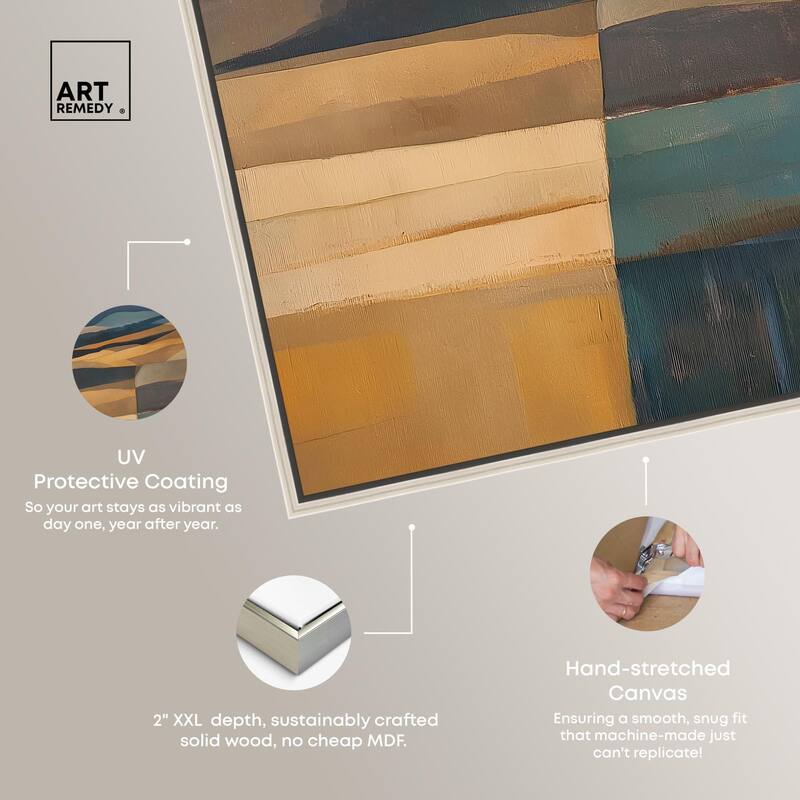 Clash of Shades Canvas by Art Remedy