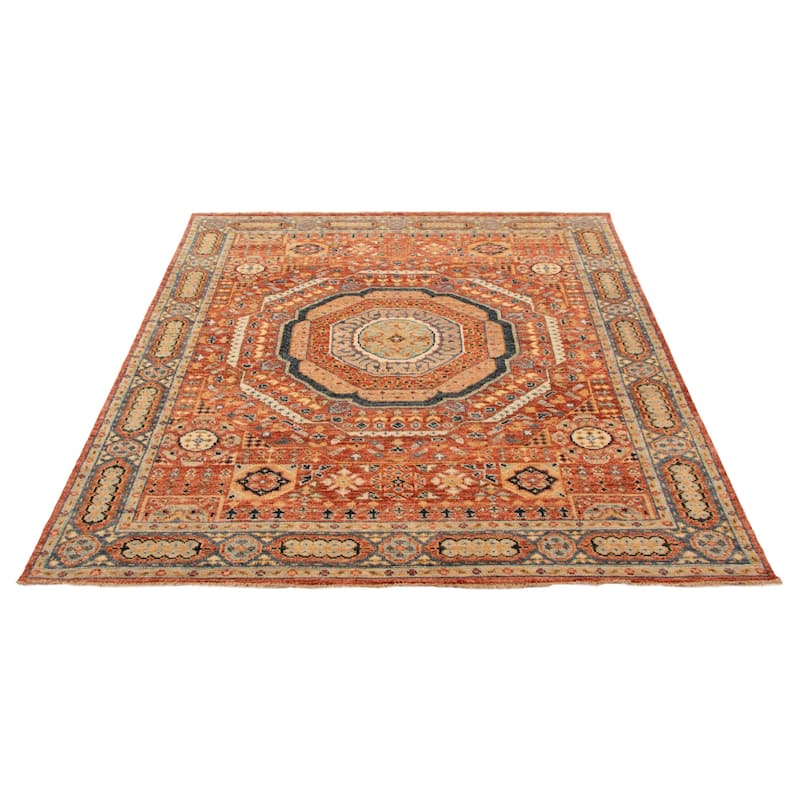ECARPETGALLERY Hand-knotted Jules Serapi Red Wool Rug - 8'1 x 9'9