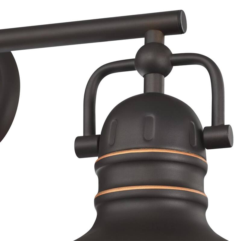 Westinghouse Lighting Boswell Three-Light Oil Rubbed Bronze Indoor Wall Fixture