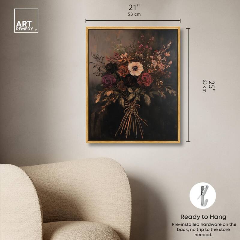 Smoldering Bouquet II Canvas by Art Remedy
