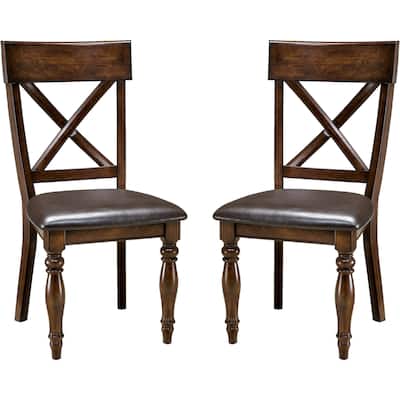 Kingston Raisin X-Back Dining Chair (Set of 2)