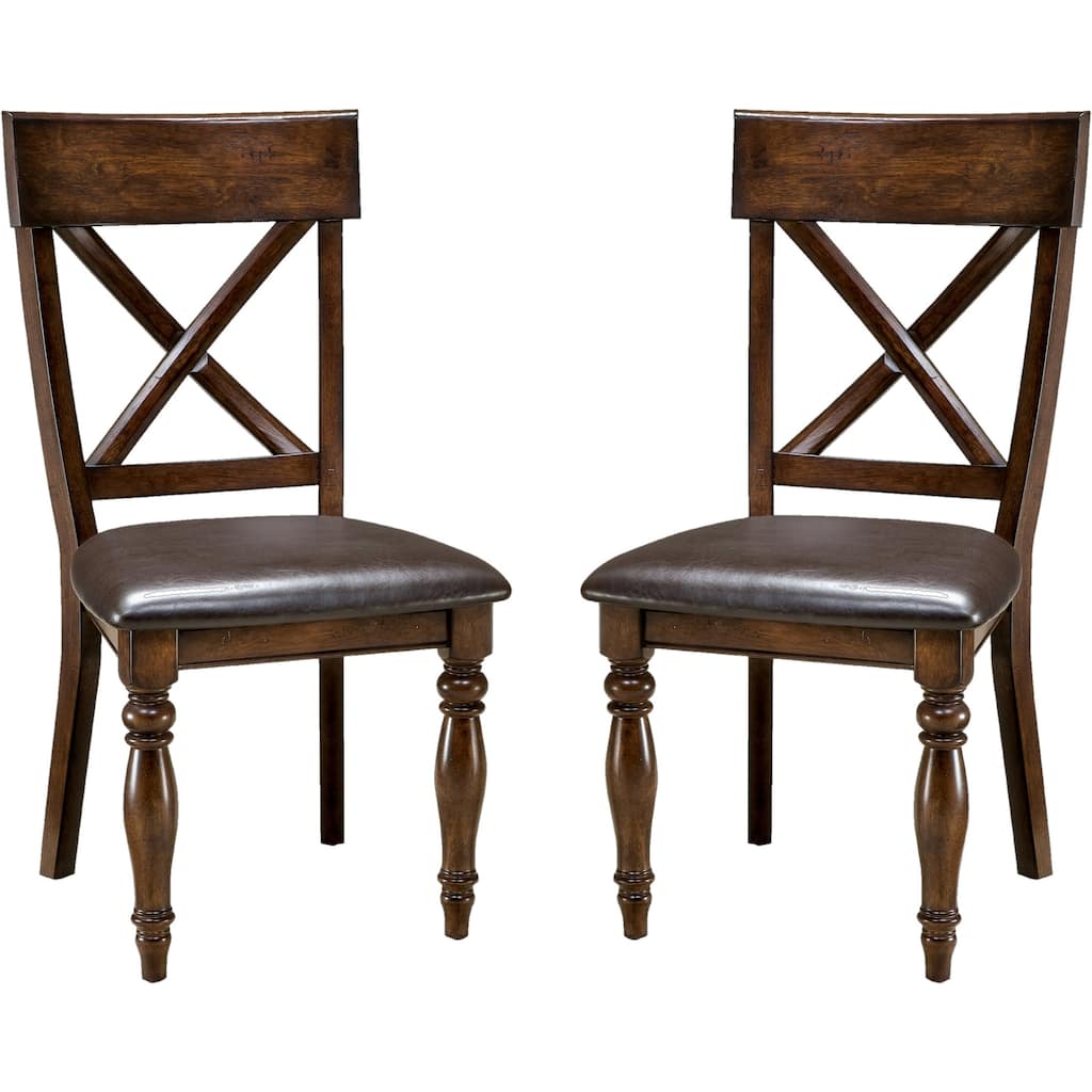 Kingston Raisin X-Back Dining Chair (Set of 2)