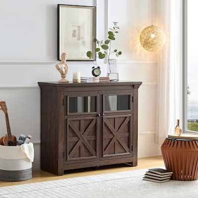 Large Buffet Sideboard Cabinet Bar Wine Cabinet