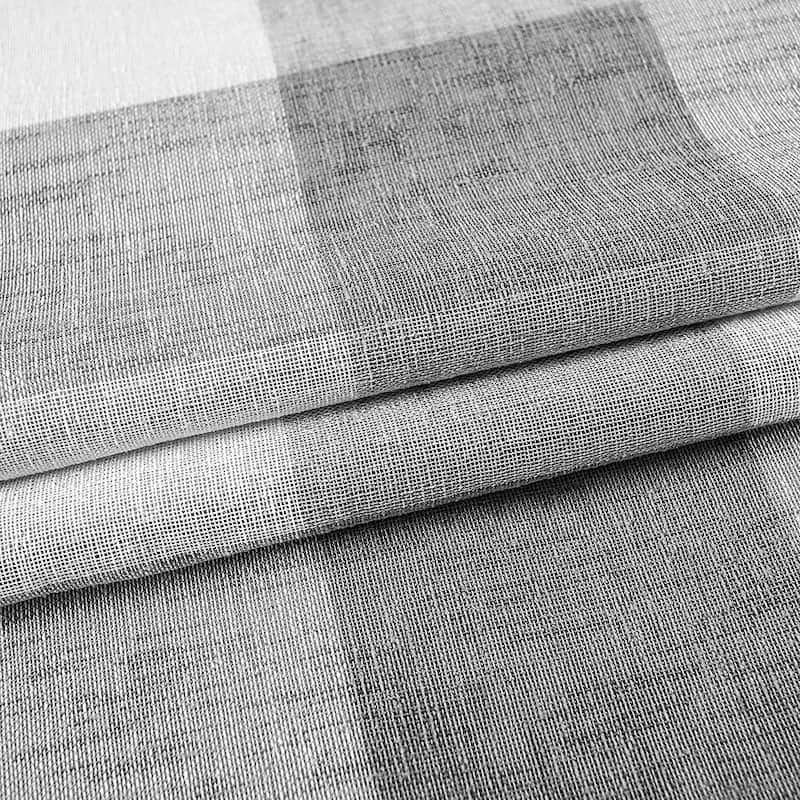 DriftAway Buffalo Check Woven Plaid Pattern Lined Blackout Thermal Insulated Window Curtain