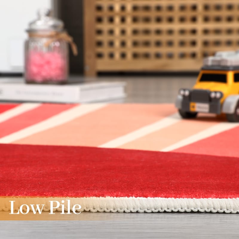Garvee Rainbow Sol Kids Area Rug