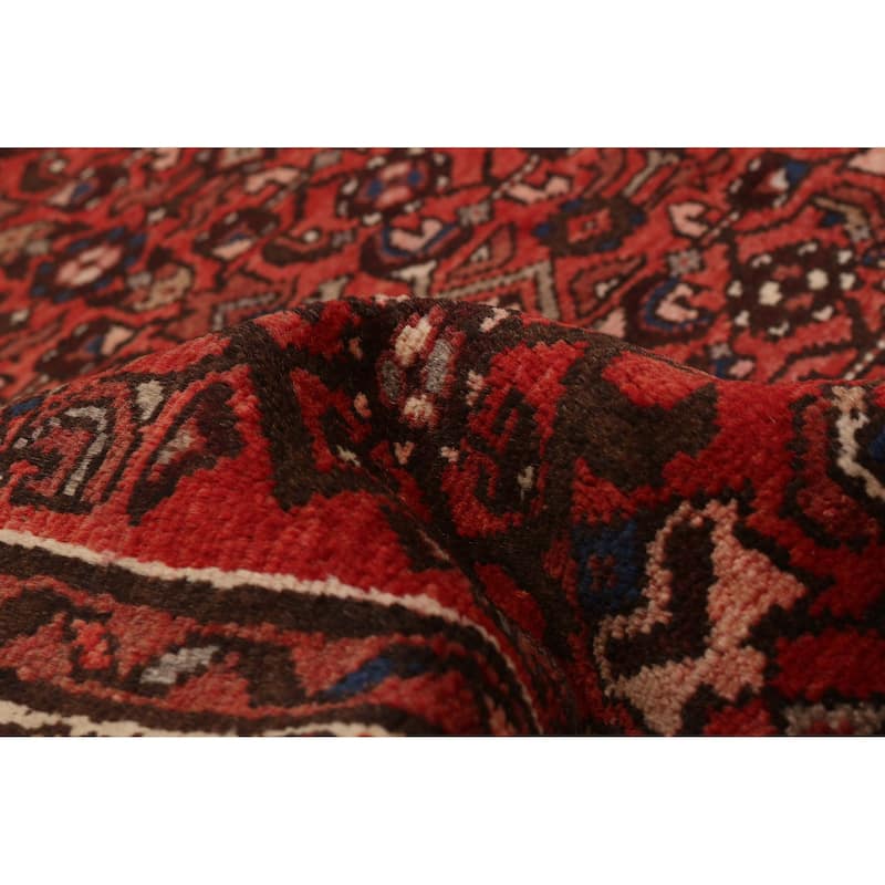 ECARPETGALLERY Hand-knotted Andelz Red Wool Rug - 3'7 x 9'8