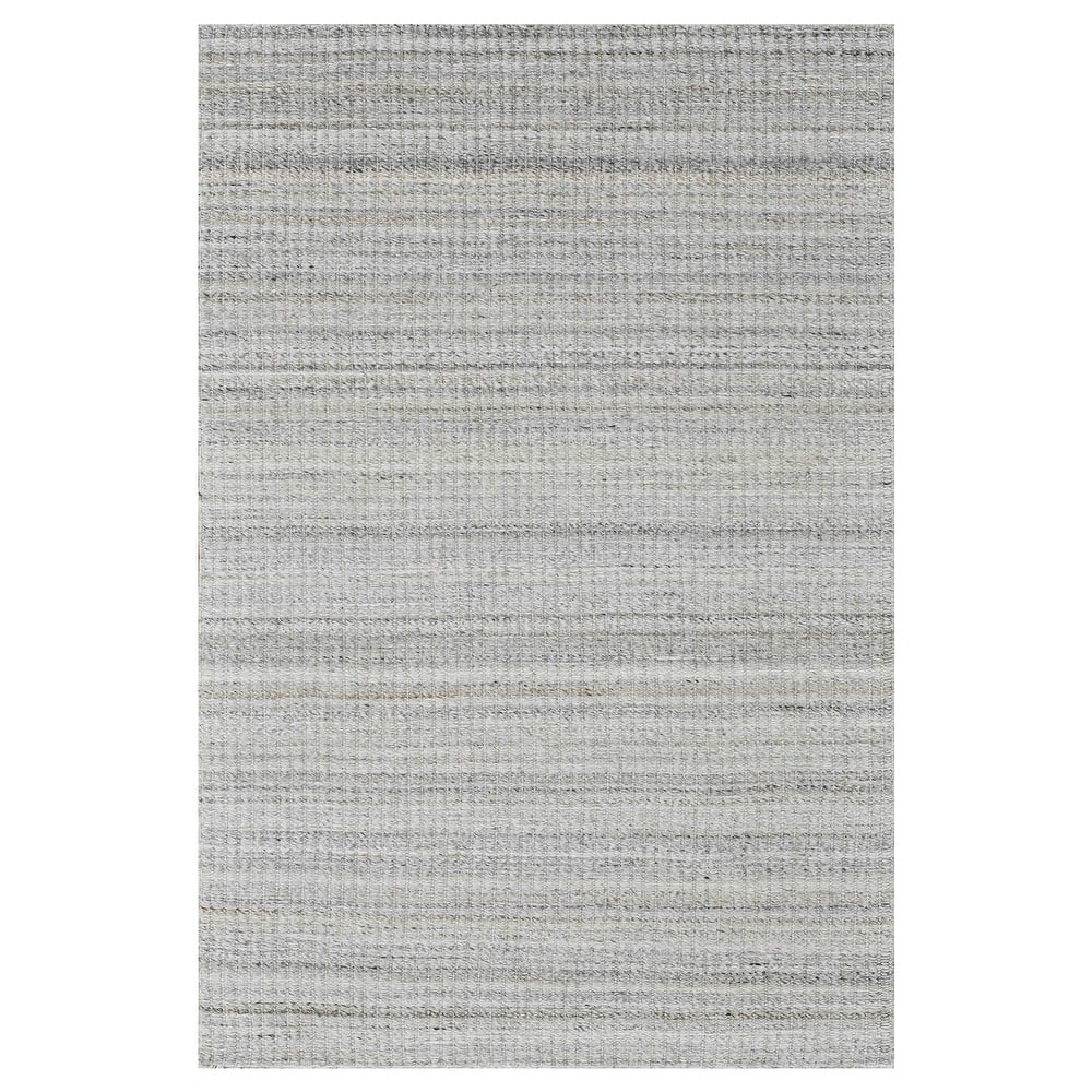 Lineage Gray Heathered Hand-Woven Area Rug 2' x 3'