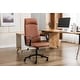preview thumbnail 1 of 13, Porthos Home Shea Office Chair with Tilt Mechanism, PU Upholstery