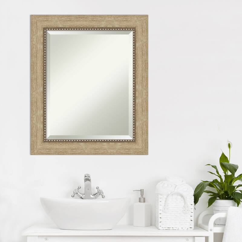 Beveled Bathroom Wall Mirror - Astor Frame