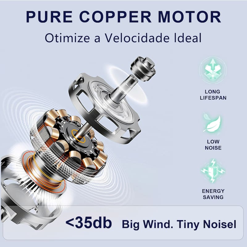 60" Ceiling Fan w/ 18W Led Light 3 Solid Wood Blades Remote Control Reversible DC Motor